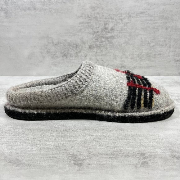 Haflinger Music Notes Felt Sole Indoor Wool Slippers - Women's Size 36 EU / 5 US - Picture 2 of 9